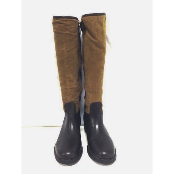 Tory Burch Kensington Genuine Shearling Lined Riding Boot  Size 6.5 NWOT - Picture 8 of 11